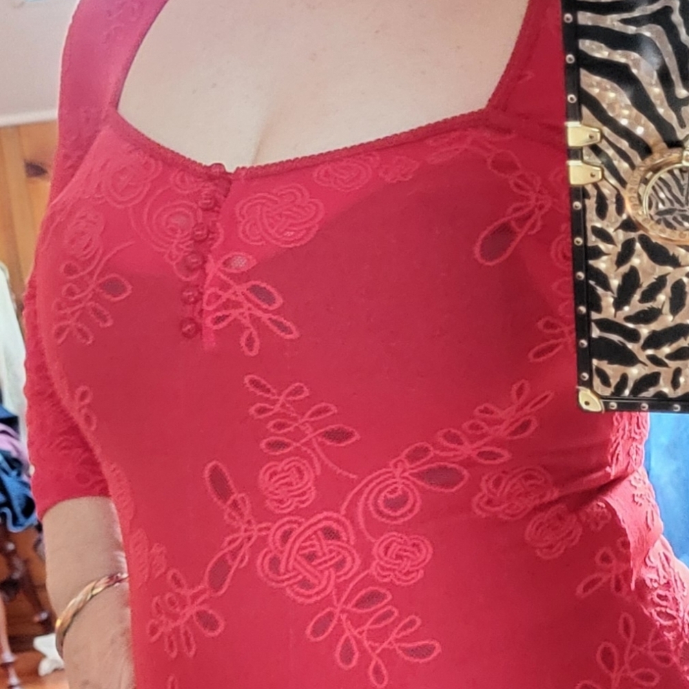 Vintage Wolford Seasonal top
